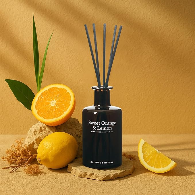 CULTURE & NATURE Pure Grade Essential Oil Diffuser (Sweet Orange & Lemon)