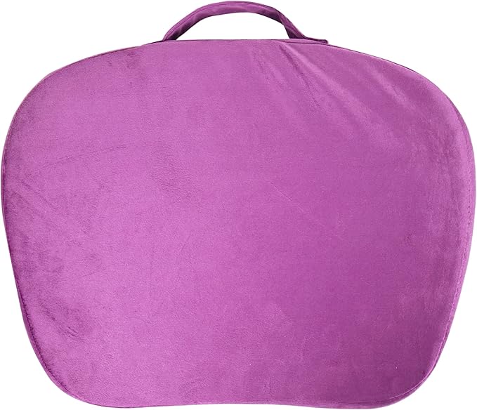 Jasenna Lap Laptop Desk - Portable Lap Desk with Pillow Cushion, Fits up to 15.6 inch Laptop for Home Office Students Use as Computer Laptop Stand, Book Tablet(1-Purple Flower)