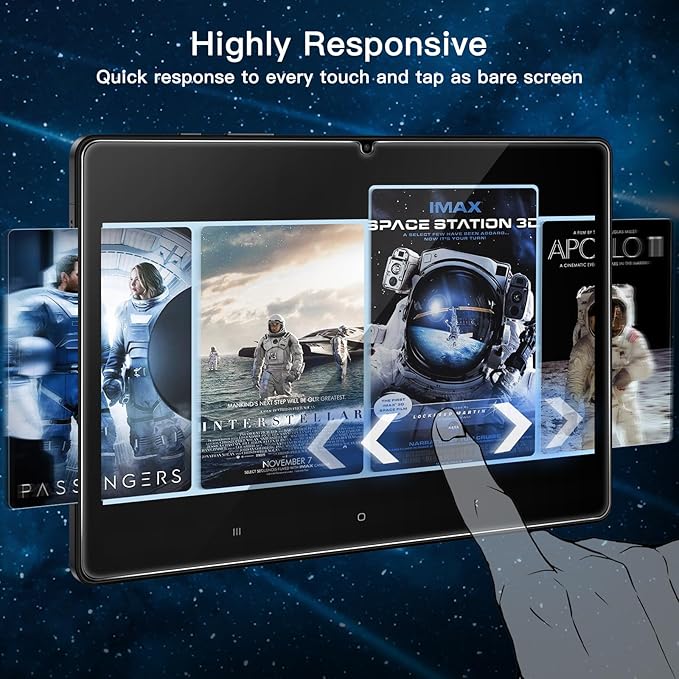 JETech Screen Protector for Samsung Galaxy Tab A11 Plus / A11+ / A9 Plus / A9+ 11-Inch 2025/2023 with Easy Installation Frame, Tempered Glass Film, HD Clear, 2-Pack