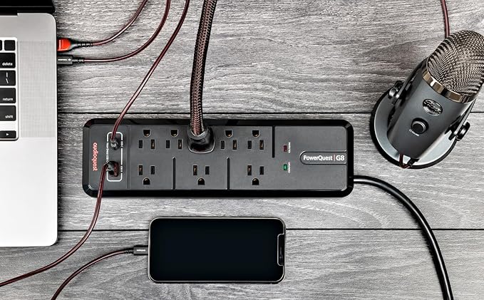 AudioQuest PowerQuest G8 – 8-Outlet Surge Protector