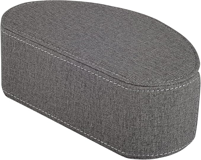 RHCSZ Remote Control Holder,TV Remote Caddy/Box with 5 Compartments,Bedside Table Organizer for Controller,Glasses,makeup brushes,jewelry and Media Player,Pen/Pencil Storage (Grey)