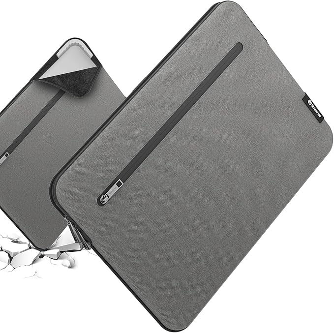 Smatree SlimPro Laptop Sleeve for 14 inch HP Pavilion x360 2-in-1 Laptop 14t-ek1000/14-ek0097nr, for 14 inch Pavilion Laptop-14-dv2097nr/ec1097nr, 14inch Envy x360 14t-es000 Case, Light Grey (S420LG)