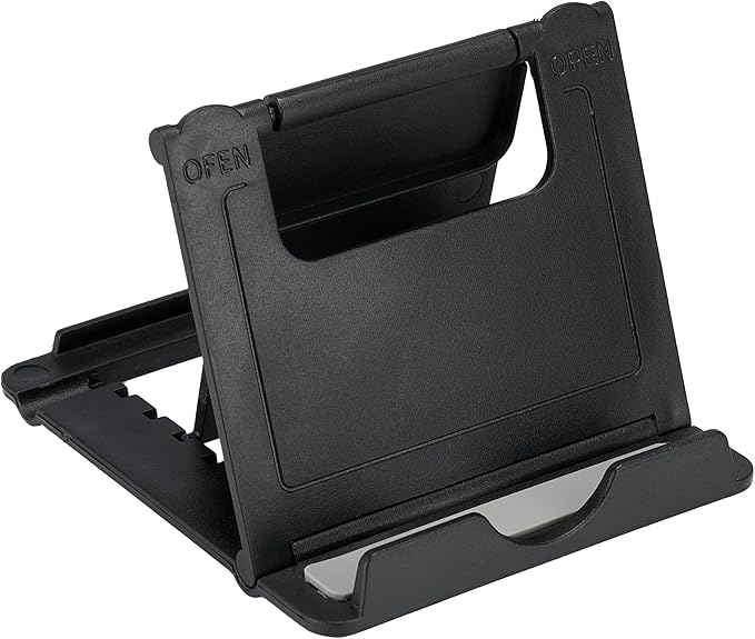 CHARGEWORX Stand for Tablets, Smartphones, 3-PK | Adjustable Mount w/ 6 Viewing Angles | Flexible Frame for Landscape, Portrait Modes | Travel Tablet Stand