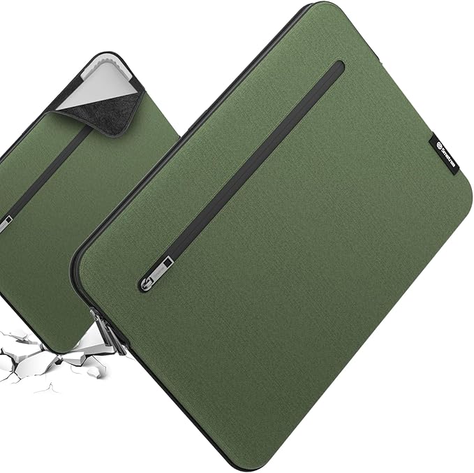 Smatree SlimPro Laptop Sleeve Case for 16 inch HP Envy/Spectre x360 2-in-1 16t, for Spectre x360 16t-f2000/f2047nr/f2097nr, for 16.1 inch Spectre x360 2-in-1 Laptop 16t-aa000 Case,Green (S619G)