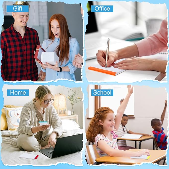 Tenceur 8 Pack Grid Paper Pad 4 x 6 Inch Graph Paper Pad, Graft Paper 30 Sheets Graph Ruled Grid Pad Notebook Notepads Memo Pads Math Grid Note Pad Scratch Pads Assorted Colors(4 Squares Per Inch)