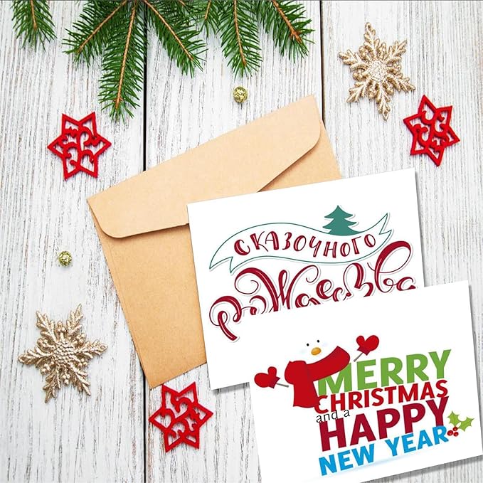 5 x 7 Blank White Card Stock (Set of 50) Thick Paper - 90lb Flat Cards Stock Printer Paper for Make Your Own DIY Invitations, Note, Greeting, Table Cards - Writing, Stamping, Drawing, Painting