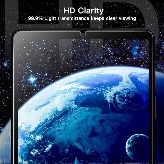 JETech Screen Protector for Samsung Galaxy Tab A11 / Tab A9 8.7-Inch 2025/2023 with Easy Installation Frame, Tempered Glass Film, HD Clear, 2-Pack
