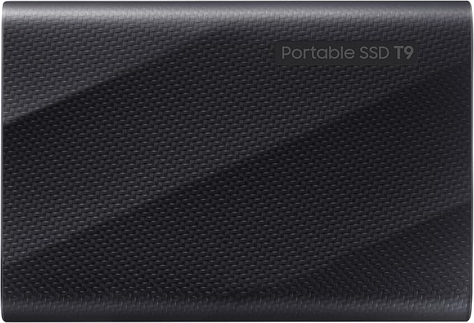 SAMSUNG T9 Portable SSD 4TB, USB 3.2 Gen 2x2 External Solid State Drive, Seq. Read Speeds Up to 2,000MB/s for Gaming, Students and Professionals,MU-PG4T0B/AM, Black (pack of 1)