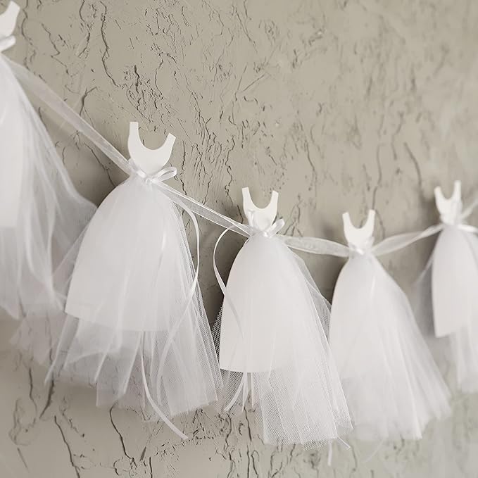 Bridal Shower Decoration Wedding Banners - Core Decorations for The Bride and Groom, Engagement Party Table Decorations, Wedding Dress Selection, Bridal Shower Decorations.Bride to Be Chair Banner