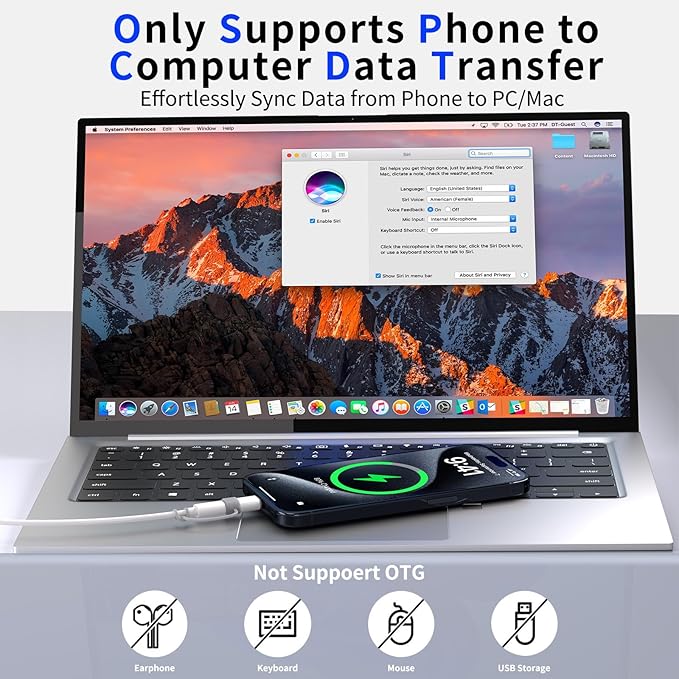 4 Pack Lightning to USB C Adapter for iPhone 15/16/17 Pro/17 Pro Max,for iPhone 17/16 Charger,17/16 Accessories,Fast Charging & Data Transfer,USB C Charger Connector Cable,Not for Audio/OTG