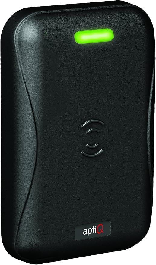 aptiQ MT15 Multi-Technology Single Gang Reader, Black