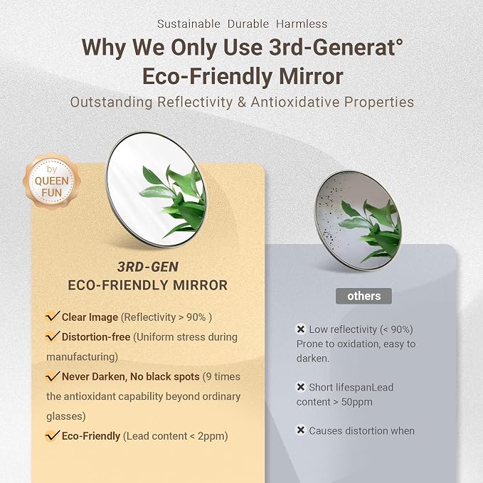 40 x 30 Silver Bathroom Mirror, Large Beveled Silver Bathroom Vanity Mirror, Shatterproof Silver Rectangle Mirror, Silver Metal Framed Mirror for Bathroom Wall, Anti-Rust(Vertical/Horizontal)