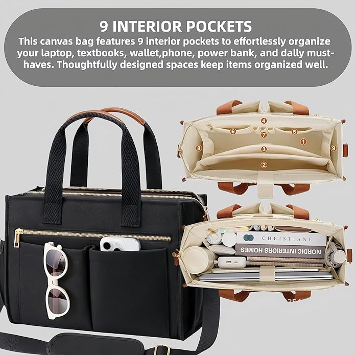 Aylashine Nurse Tote Bag, work bag, suitable for office, university, nursing industry laptop briefcase.