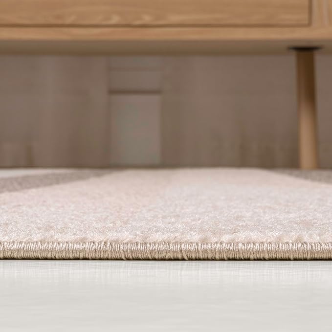 JONATHAN Y Prism Geometric Striped Beige/Brown Indoor Area Rug 3x5, Modern, Coastal, Easy-Cleaning for Living Room, Bedroom, Kitchen, Pet Friendly, Non-Shedding (DZC101C-3)