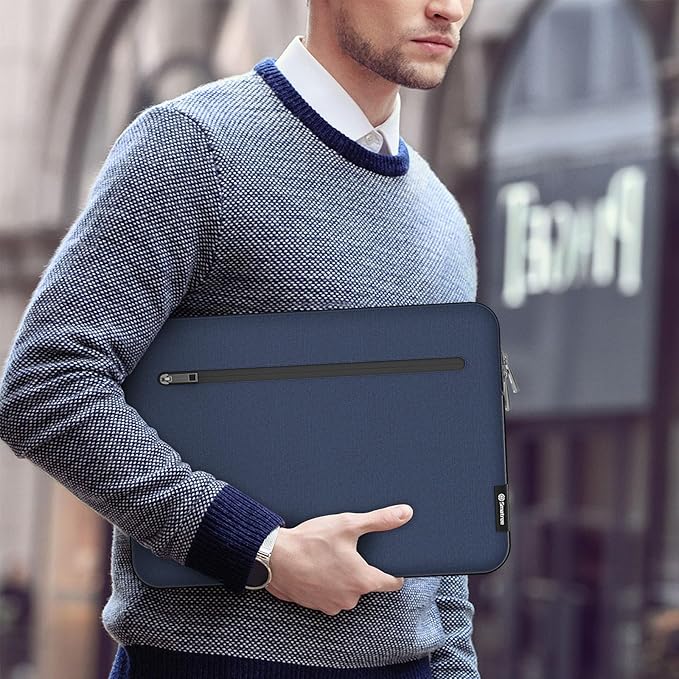 Smatree SlimPro Laptop Sleeve Case for 14 inch HP EliteBook 1040 G11/X Flip G1i, for 14 inch HP EliteBook 8 G1iN/G1i/G1a, Case with Accessory Pocket, Patented Super-Corner Design, Blue (S413B)