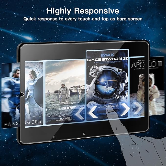 JETech Screen Protector for Samsung Galaxy Tab A11 / Tab A9 8.7-Inch 2025/2023 with Easy Installation Frame, Tempered Glass Film, HD Clear, 2-Pack