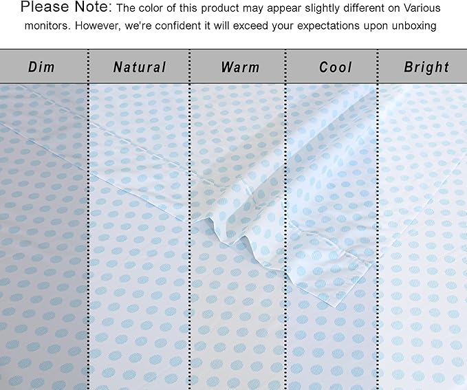 RUVANTI 100% Organic Cotton Sheets California King, Percale Weave, GOTS Certified, 4-Piece Set, Deep Pocket 13", Crisp & Breathable, Soft Durable Bedding, Sábanas Algodón Orgánico – Circle Imprint