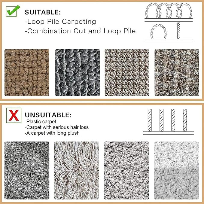 WILLBOND Carpet Cord Cover Cable Protector Floor Cover Cable Protector Management Only for Commercial Office Carpet(39.37 ft,Khaki)