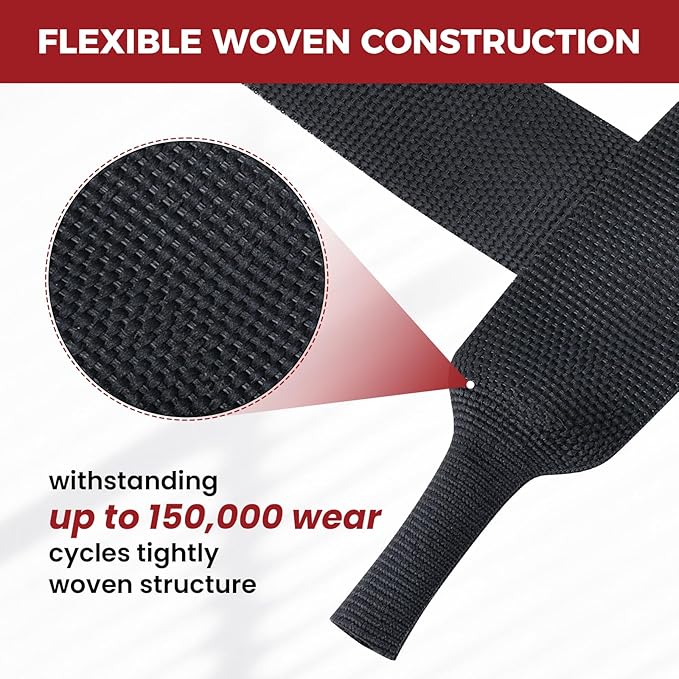 Heat Shrink Wire Loom 2:1 Shrinkable Braided Cable Sleeve 1 Inch ID-46ft Abrasion Protection Flexibility Fabric Wiring Harness Cover Sheath