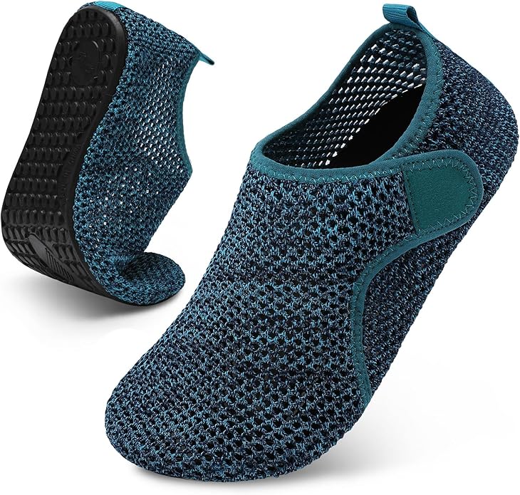 Scurtain Barefoot Water Shoes for Women Men Beach Swim Aqua Socks Summer Quick-Dry Sandals Slippers