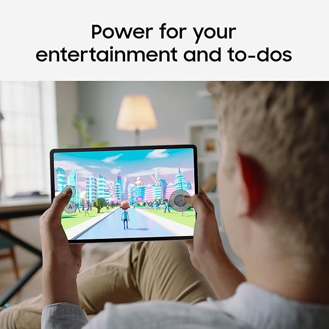 SAMSUNG Galaxy Tab S10 FE 256GB WiFi Android Tablet, Large Display, Long Battery Life, Exynos 1580 Processor, IP68 Water-Resistant, 90 Hz Refresh, S Pen for Note-Taking, US Version, Silver