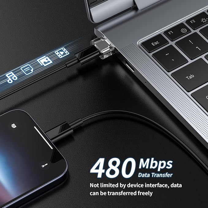 USB to USB C Adapter 5 Pack,USB C Female to A Male Charger Converter Compatible with Apple Watch Ultra iWatch,iPhone 16/15/ Pro Max Plus,iPad,Samsung Galaxy S23,Car, Laptop,Charger, Quest Link, etc.