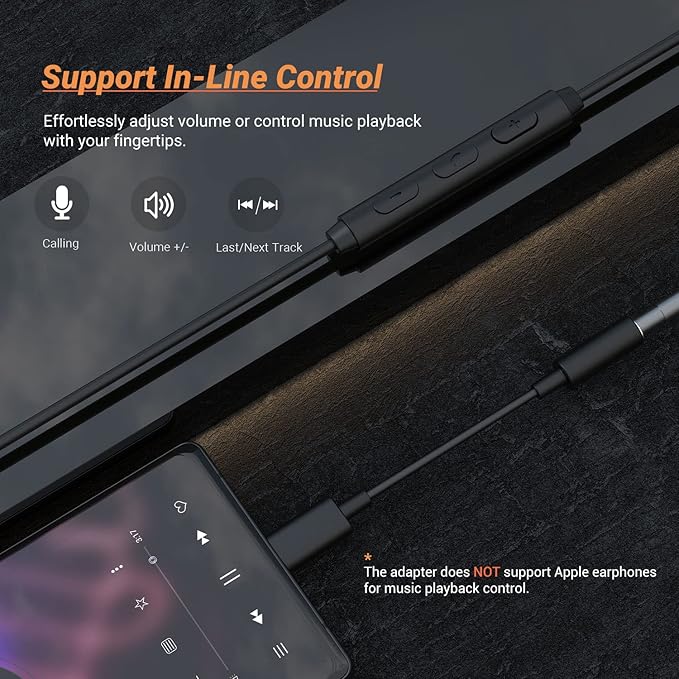 Cubilux 192KHz USB C Headphone Adapter for Google Pixel 9/8/7/6 Pro 8a/7a/6a, Type C to 3.5mm Dongle Compatible with iPhone 17/16/15 Pro Max, iPad Pro 13/12.9/11 iPad Air, 13/5th/4th, Galaxy S25/S24