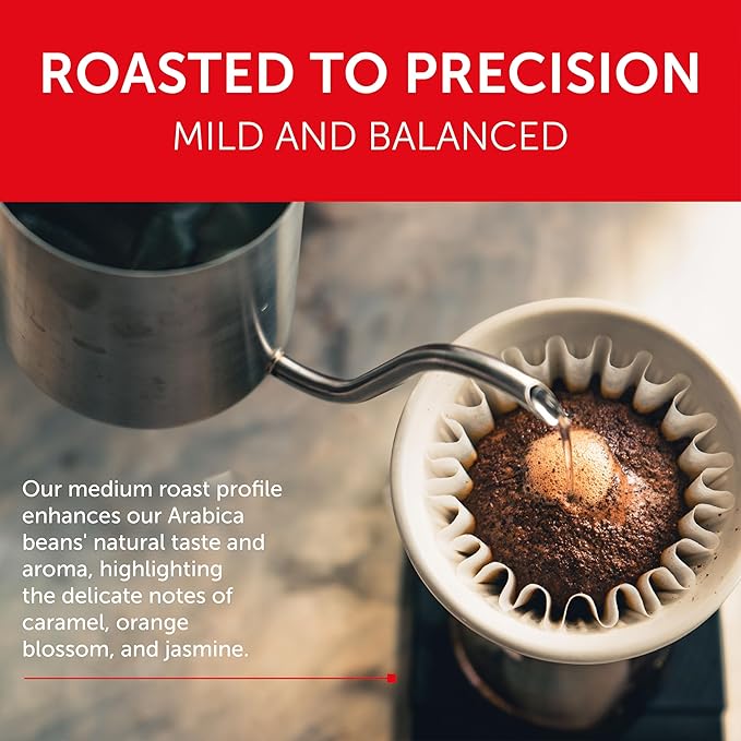 illy Ground Drip Coffee, Classico Medium Roast, 100% Arabica, Premium Italian Coffee, Pre-Ground for Drip Brewers, 8.8 oz, 6 Pack