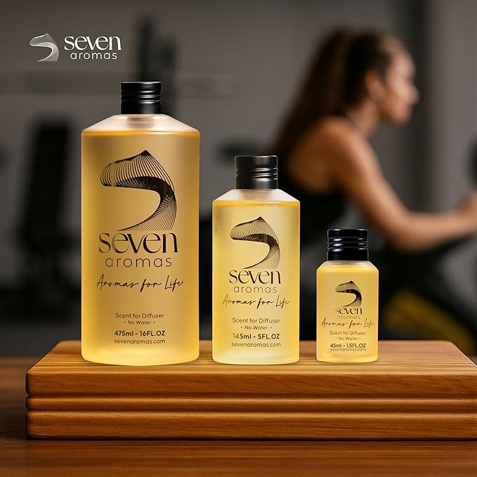 SevenAromas Hotel Scent Diffuser Oil, Luxury Hotel-Inspired Essential Oil for Aromatherapy & HVAC Diffusers – Premium Dropper Bottle - 45 ml 1.52 FL oz (Santal Blanc)