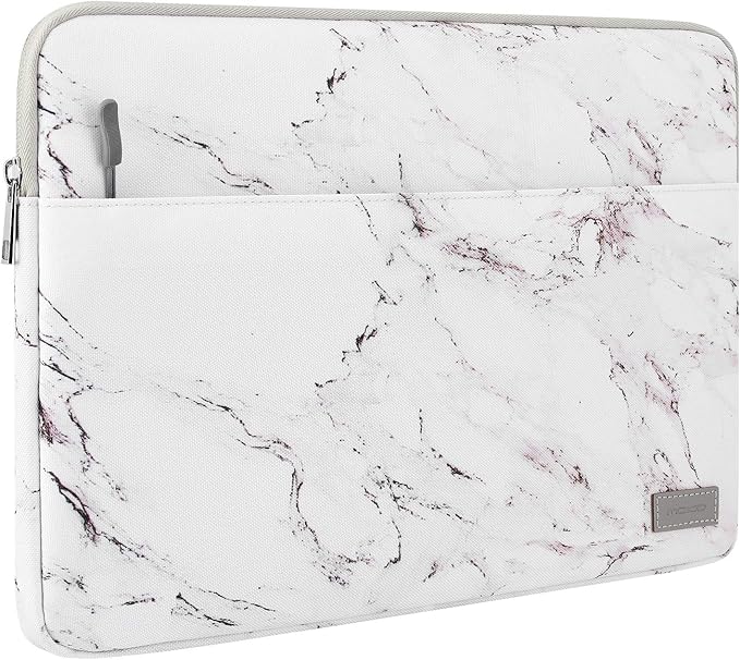 MoKo 9-11 Inch Tablet Sleeve Bag Carrying Case Fits New 11 inch iPad Air M3, iPad A16 2025, iPad Pro 11 M4/Air M2, iPad Air 5/4/3th, iPad 10/9/8/7th, Marble