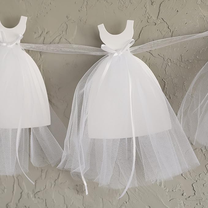 Bridal Shower Decoration Wedding Banners - Core Decorations for The Bride and Groom, Engagement Party Table Decorations, Wedding Dress Selection, Bridal Shower Decorations.Bride to Be Chair Banner