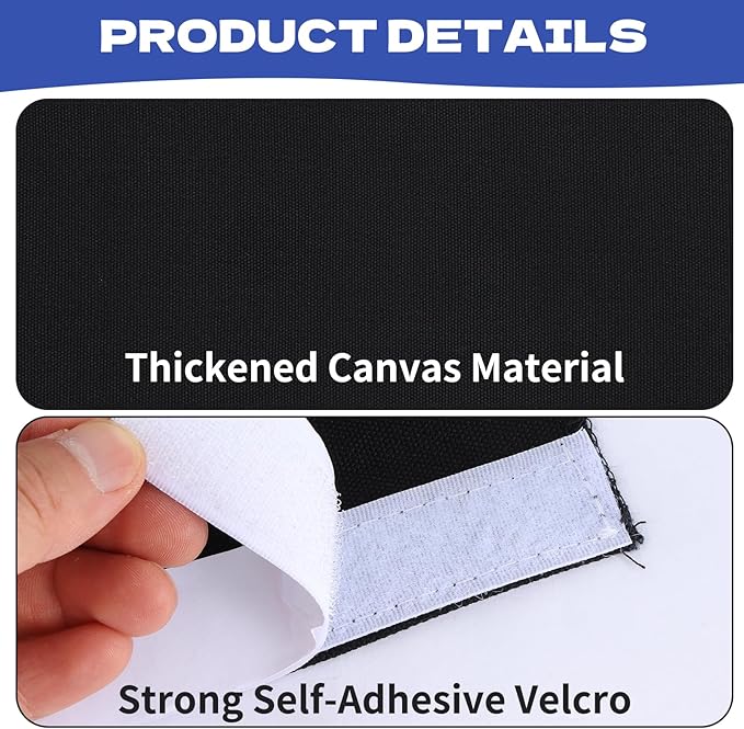 Under Desk Privacy Panel 62 x 15 Inch Self-Adhesive Modesty Panel Table Skirts Privacy Divider for Office Desk Home Studio or Standing Workstation, Easy to Assemble, Black (1-Pack)