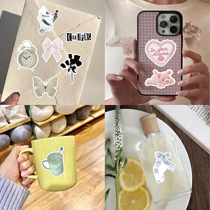 400pcs Aesthetic Stickers for Adult Journaling, Planner & Scrapbook Use – Japanese-Inspired Cute Animal & Retro Deco Stickers for Vision Boards, Creative Planning & Memory Keeping