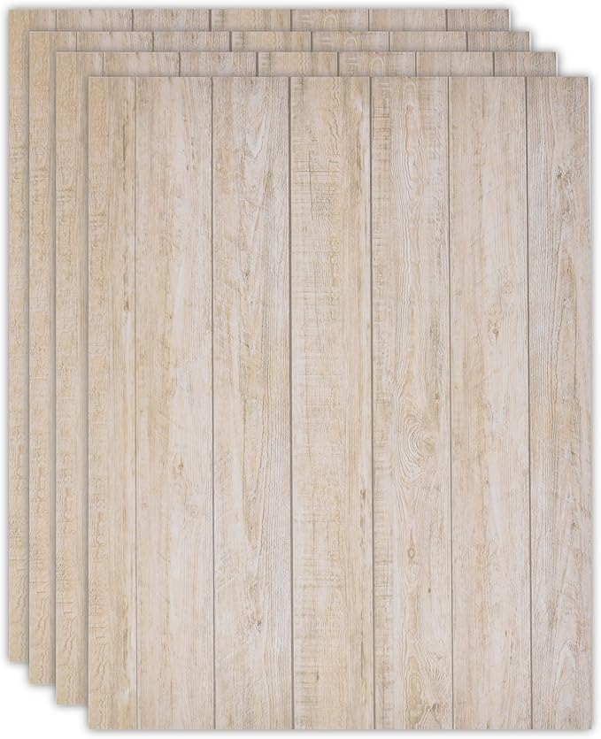 Gift Boutique 100 Rustic Wood Grain Stationery Paper Letterhead Sheet Vintage Wooden Design 8.5" x 11" Double Sided For Scrapbooking Invitation Crafts