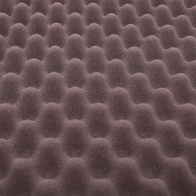 Desktop Soundproof Cover 31" H X 31" W X 31" L Recording Booth Portable Vocal Recording Booth with Double Sound Insulation Vocal Sound Absorbing Shield for Recording Studios, Offices（Purple+Gray）