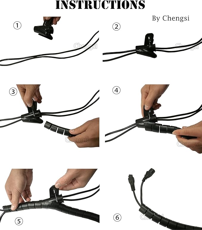 Cable Organizer Coiled Tube Sleeve Cable Cable Management Sleeve (Silver Length59inches Diameter1.1inches)