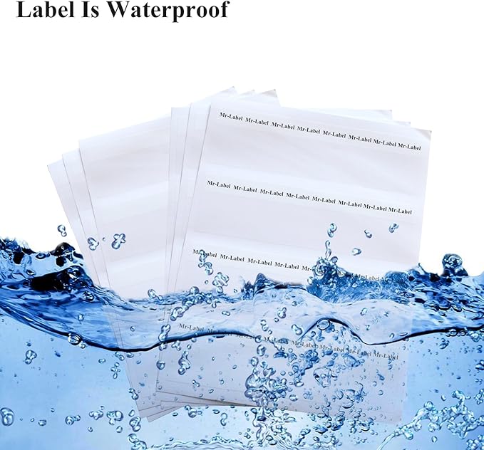Mr-Label Self-Laminating Wrap Around Cable Labels – Letter Sheet Laser Printer Only – for Wire Marking Identification (Green, 25 Sheets (800 Labels))