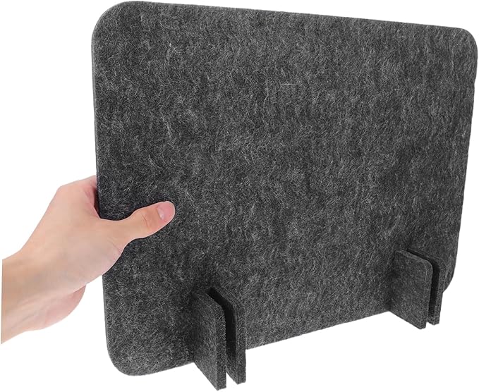 Uonlytech Felt Desktop Privacy Partition Panel Soundproof Desk Divider for Office and Classroom 30 x 18 Table Shield Easy Installation for Students and Teachers