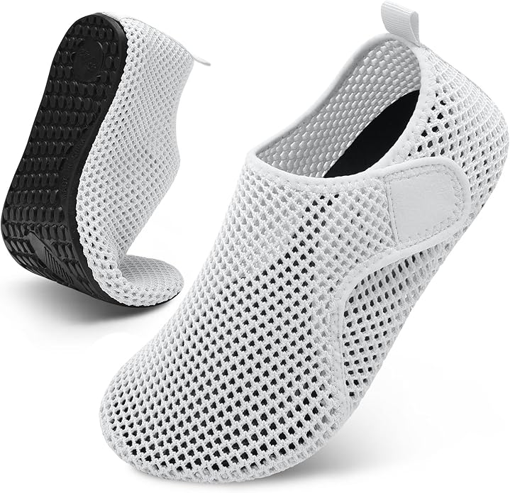 Scurtain Barefoot Water Shoes for Women Men Beach Swim Aqua Socks Summer Quick-Dry Sandals Slippers
