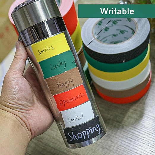BOMEI PACK Dark Green Gaffer Tape, Matte Non-Reflective, 1inch x 30yds No Residue Hand Tear Self-Adhesive Tape for Labeling, Cable, Stage, Photo Studio, Painters and Duct Repair, 1 Pack
