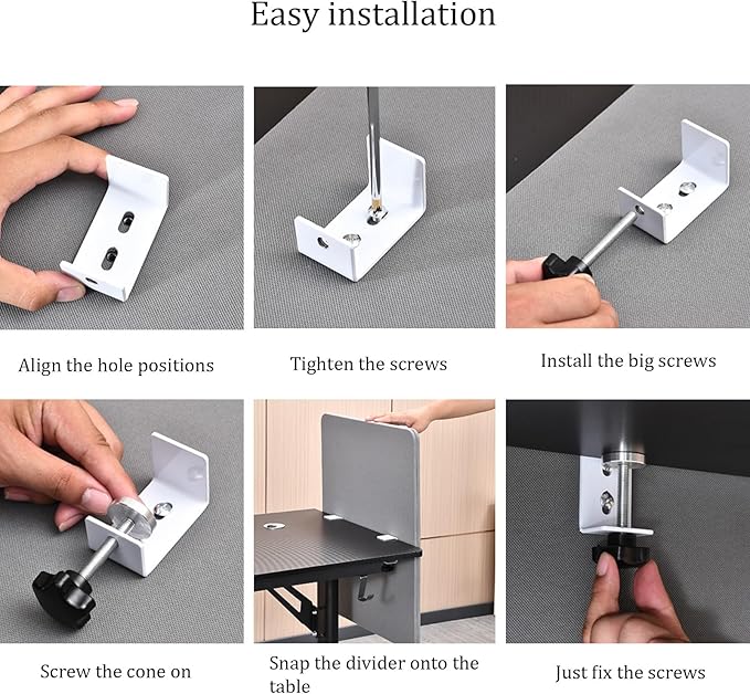 Acoustic Desk Divider Panel, Soundproof Privacy Partition for Office Cubicles, Noise Reduction Enhanced Focus and Comfort