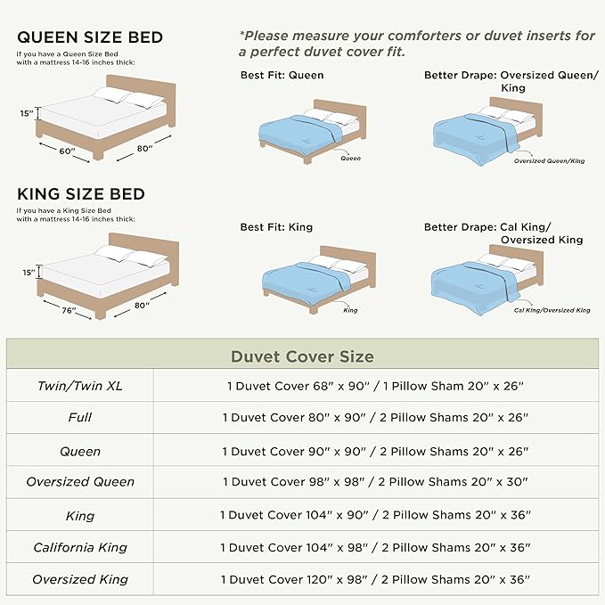 Bedsure Duvet Cover King Size - Soft Double Brushed Bedding Set for Kids & Adults, Zipper Closure, 3 Pieces, Includes 1 Duvet Cover (104"x90") & 2 Pillow Shams, NO Comforter, Navy Blue