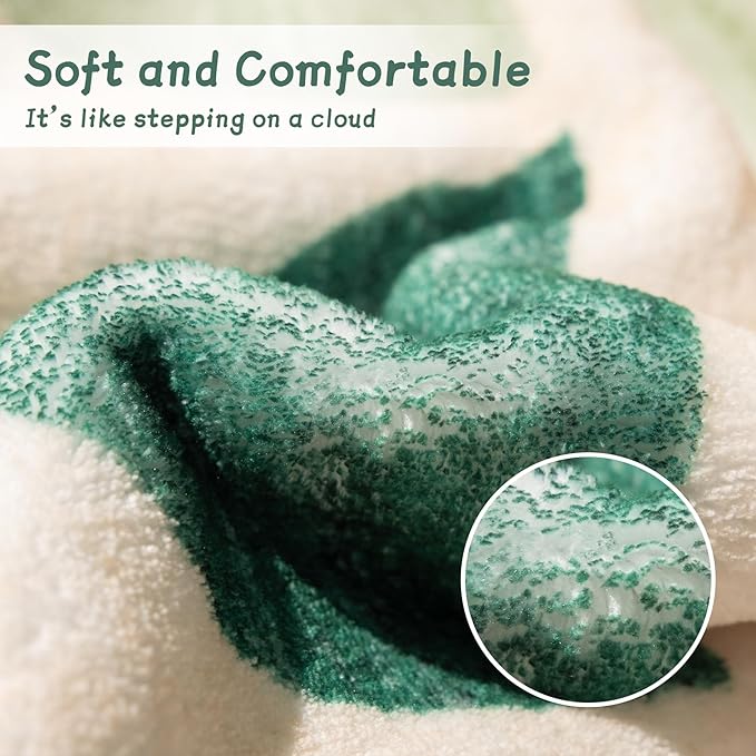 MUJOO Green Runner Rug Washable,Boho 2x6 Area Rugs for Hallways Kitchen Bathroom Bedroom Entryway,Non Slip Carpet Long Mat Indoor,Soft Modern Abstract Sage Green