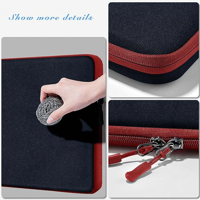 Hseok Laptop Case 13 Inch Sleeve Compatible with MacBook Air 13 M3 A3113 M2 A2681 M1 A2337 A2179 A1932/Pro 13 M2 M1 A2338 A2251 A2289 A2159 A1989 A1706 A1708, Classic Carry on Case,B02K02