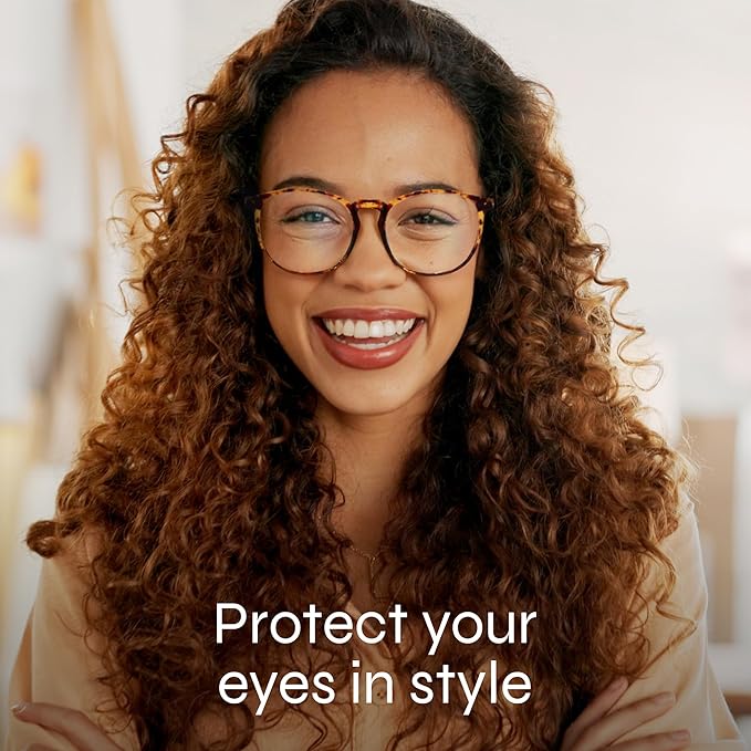 IBOANN Blue Light Glasses for Woman/Men, Fashion Blue Light Glasses Men, Fake Glasses Help Reduce Screen Fatigue