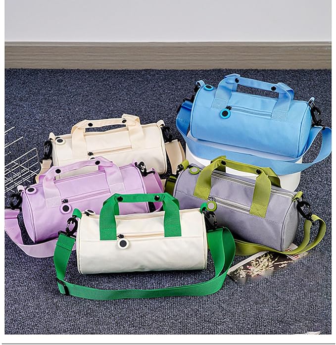 Small Gym Bags Crossbody Tote Workout Travel Duffle Bags For Daily Outdoor Exercise Cycling Swimming Dance Sport (Blue, M)