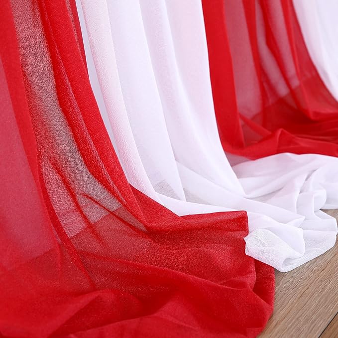 Circus Table Skirt Red White Striped Tulle Table Skirts for Rectangle Table Birthday Carnival Circus Party Decorations 9ft
