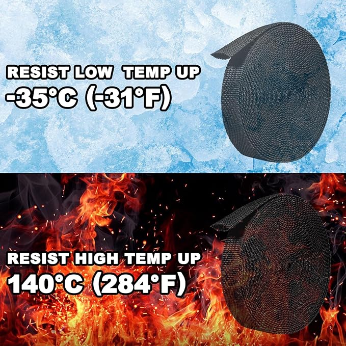 2:1Heat Shrink Wire Loom Braided Cable Sleeves,Heat Resistant Fabric Woven Shrink Tubing Wiring Harness for Protection Automotive,Harness Cable,Cable Management (3/8"-25ft)