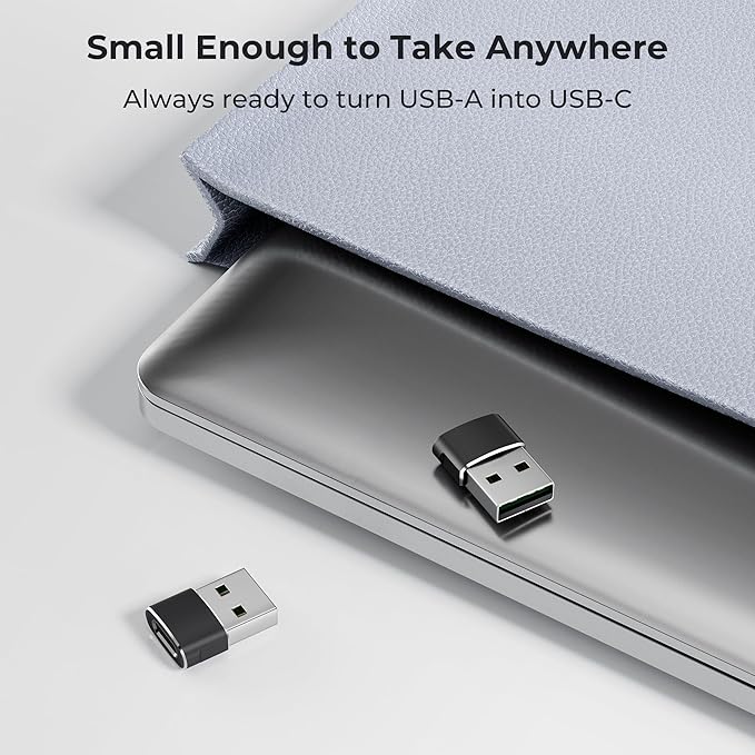 Basesailor USB to USB C Adapter 3 Pack,Type C Female to USB A Male Cable Converter for MacBook Pro,iMac,PC,Laptop,Computer,Samsung Galaxy Note 20 S20 S21 S22 S23,Google Pixel 5 4 4A 3 3A 2 XL,OTG
