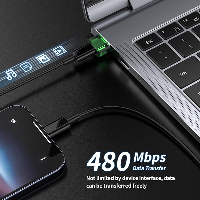 USB to USB-C Adapter 10 Pack, Type C Female to USB Male Power Charger Converter, C to USBA Adapter Compatible for MagSafe Apple Watch Series/SE/Ultra 2 iPhone 15/16/17 Plus Pro Max AirPods Pro